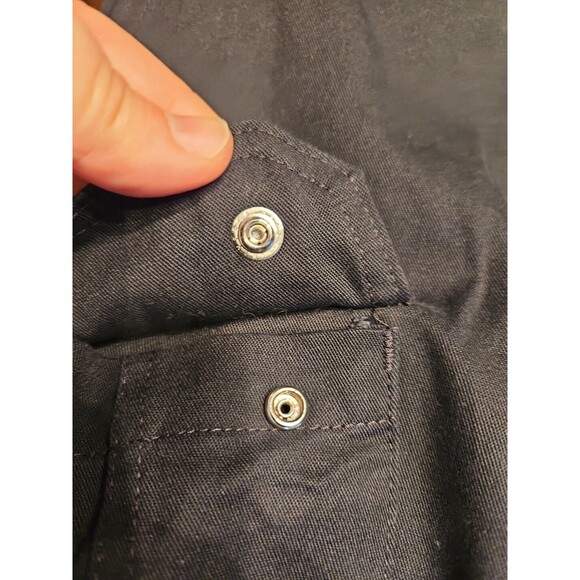 Cintas Comfort Flex Navy Black Cargo Work Pant 38x33 #270-35 Relaxed Fit - Picture 3 of 9